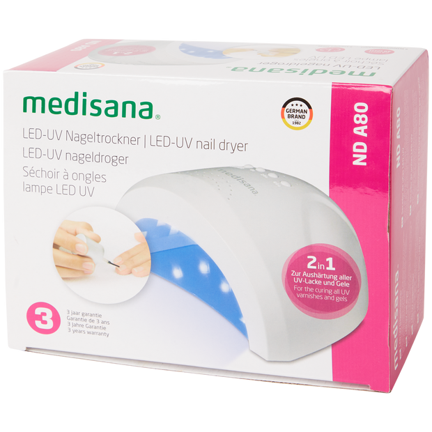 Secador de Uñas LED-UV Medisana ND-A80