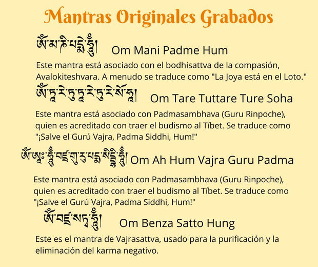 Pulseras Budistas Originales (Set de 4 Unidades)
