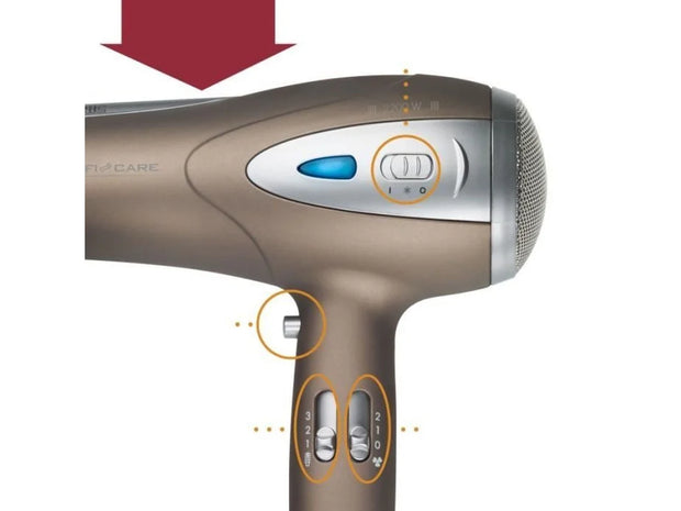 Secador de pelo ProfiCare  HTD 3113  2200w Negro