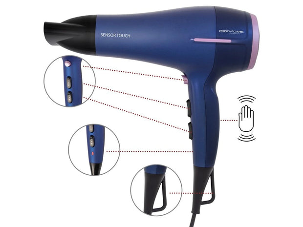 Secador de pelo con sensor táctil ProfiCare  HTD 3030