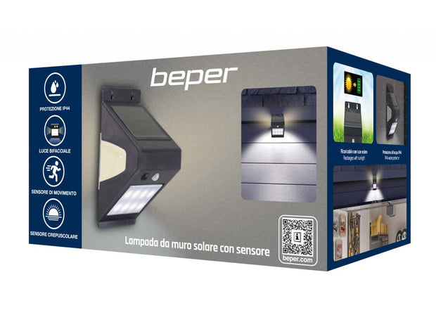 Lámpara solar de pared con sensores
