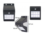 Lámpara solar de pared con sensores