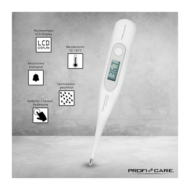 ProfiCare - FT 3057 - Termómetro médico