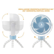 Mini Ventilador Trípode Recargable Beper P206VEN430