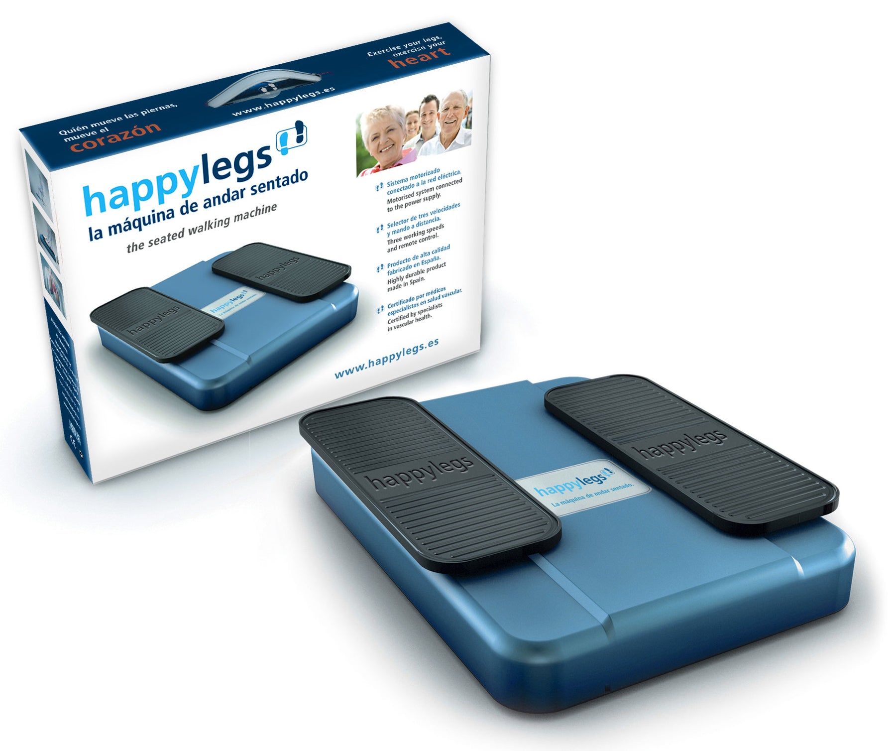 HAPPY LEGS La máquina de andar sentado - Material Medico Madrid -  Ortopedias Corces